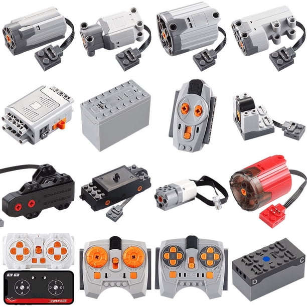 Compatible con el motor del grupo de potencia de los bloques de construcción Lego, aplicación de control remoto de batería de litio que recibe el motor del tren de diamantes