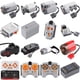 thumbnail image 1 of Compatible con el motor del grupo de potencia de los bloques de construcción Lego, aplicación de control remoto de batería de litio que recibe el motor del tren de diamantes, 1 of 1