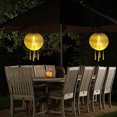 thumbnail image 4 of Lámpara Farol solar LED de 8 pulgadas, resistente al agua, para colgar en el patio, con borla (marfil) Tmvgtek Para estrenar, 4 of 9