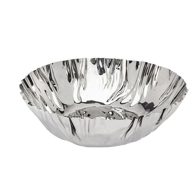Godinger 99001 13 x 13 in. Crumpled Rdge Round Bowl