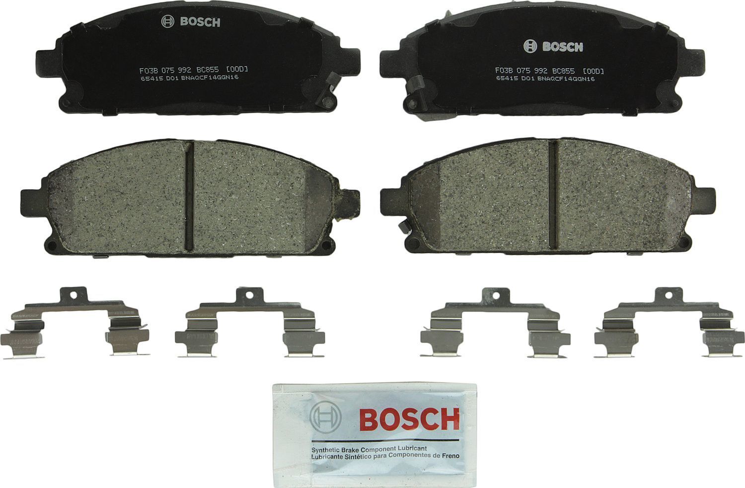 Bosch BC855 QuietCast Brake Pad Ceramic Brake Pads