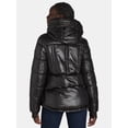 thumbnail image 3 of BCBG Paris Women's and Women's Plus Hooded Puffer Jacket, Heavyweight, Sizes S-3X, 3 of 5