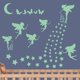 thumbnail image 3 of 4 Pack Stars and Moon Wall Stickers, Fluorescence Stickers Glow in The Dark, Wall Stickers for Bedrooms Boys Girls, Fairy Elf Luminous Stickers Wall A, 3 of 4