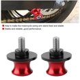 thumbnail image 3 of 2pcs 8mm Motorcycle CNC Rear Stand Swing Arm Spool Sliders Stand Swingarm Bobbins (Red), 3 of 3