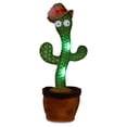 thumbnail image 2 of Muñeco Electrónico De Cactus Que Canta Y Baila, Figuras De Acción De Juguete De Felpa De Cactus Para Decoración Del Hogar Para Niños Que Juegan Guardurnaity HA034989-00, 2 of 6