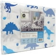 thumbnail image 6 of Kids Organic Viscose Derived from Bamboo Sheet Set | Twin or Full Size Fitted Bed Sheets | Oeko-Tex Certified | Cute Toddler Bedding for Girls & Boys Dino Twin, 6 of 8