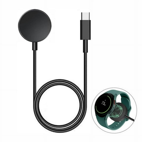 Charger for Samsung Galaxy Watch 6/6 Classic/5/5 Pro/4/4 Classic/3/Active 2/Active, Replacement Smart Watch Charging Cable (USB Type C)