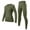 AA-Army Green, variant on Womens Thermal Underwear Sets Long Johns and Long Sleeve Workout Tops 2 Piece Outfits Winter Base Layer Skiing Snow Suits Gray XS