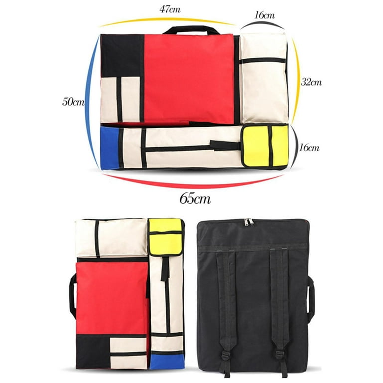 Art Portfolio Bag Case Backpack Drawing Board Shoulder Bag With