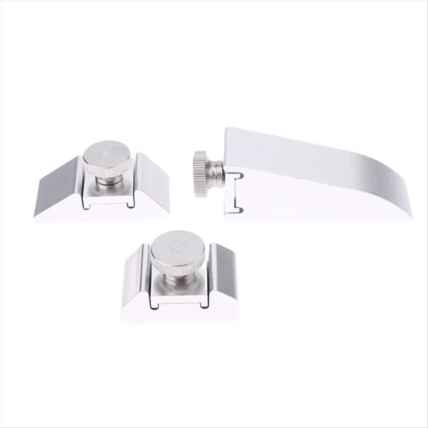3 Piezas de Lija de Aleación de Aluminio con Clip para Esmerilar y Pulir Papel de Lija de Mano para Bordes de