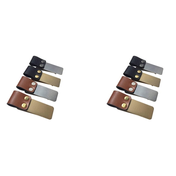 NEW Pen Loop Traveler Notebook Leather Holder with Stainless Steel Clip 8 Pack