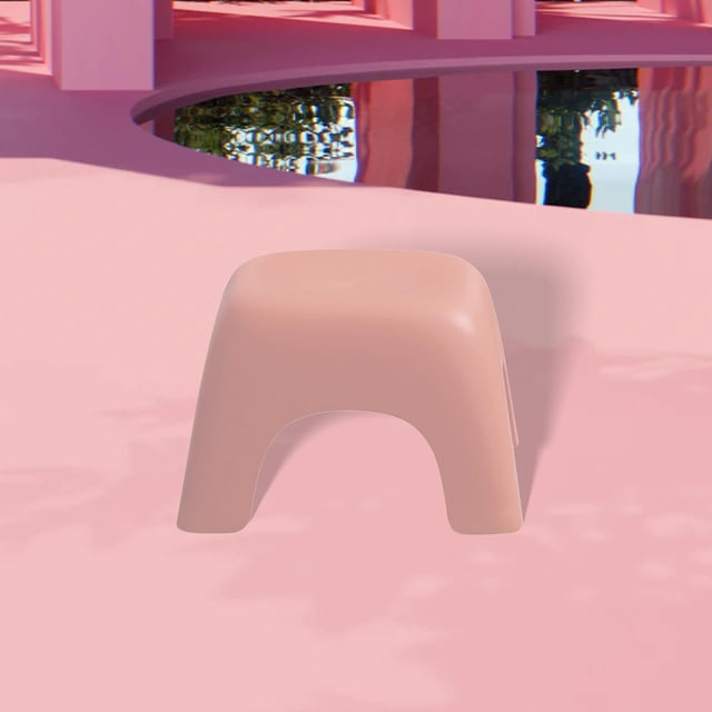 Taburete decorativo Yotijar Rosado Banco Pequeño