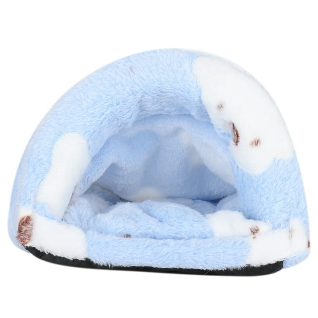 Casa cálida de invierno para mascotas, mini cama para dormir en invierno para mascotas, cama extraíble para mascotas, durabilidad mejorada Jadeshay A