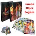 thumbnail image 2 of Cartas Jumbo de Pokémon de gran tamaño, 30 letras en inglés, Vmax, GX, Pikachu, Mewtwo, Charizard, Uds Fivean unisex, 2 of 2
