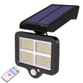 thumbnail image 2 of Bearachild Luz Solar de plástico 120 LED resistente al agua 360 grados de carga rápida Control remoto lámpara con Sensor de movimiento herramienta de Iluminación y accesorios Bearachild HA059414-00B, 2 of 6