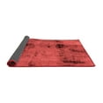 thumbnail image 2 of Ahgly Company Indoor Square Abstract Red Modern Area Rugs, 5' Square, 2 of 4