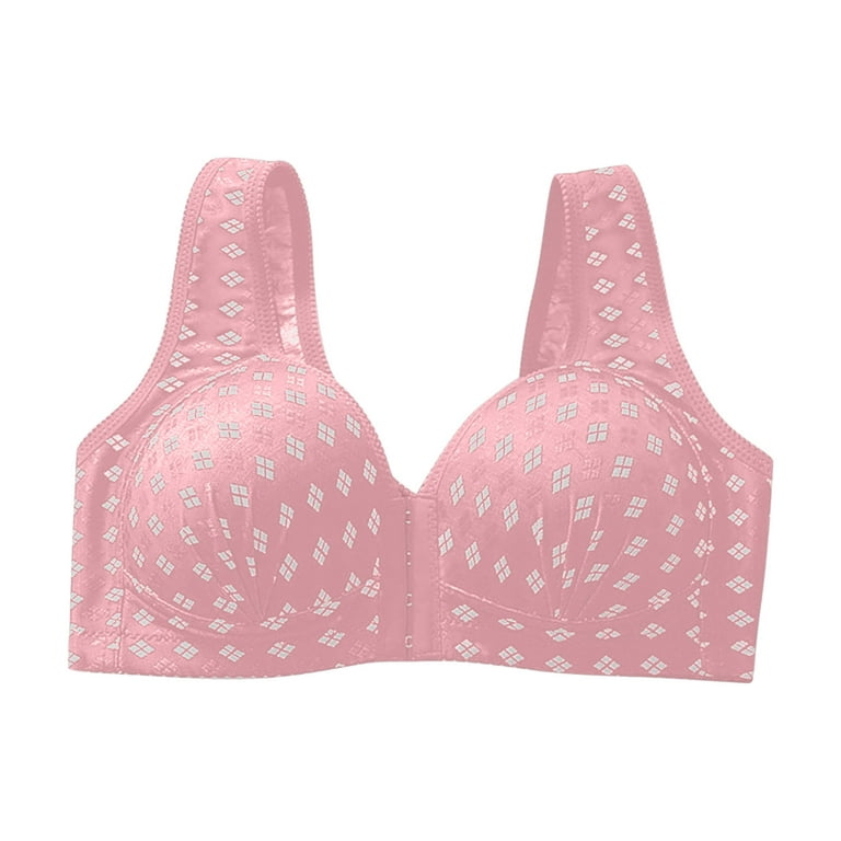 Sale Today's Front Closure Bras for Women Wireless Underwire Bra Closure  Shaping Bras Printed Comfortable Breathable Coverage Brassiere Beige :  : Clothing, Shoes & Accessories