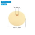 thumbnail image 2 of 14mm Silicone Beads, 50PCS Silicone Beads Bulk Abacus Spacer Beads Lentil Focal Cute for Pens Keychain, Beige, 2 of 6