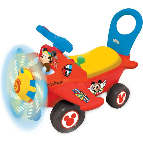 Kiddieland Disney Mickey Mouse Clubhouse Plane Light and Sound Activity Ride-On