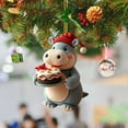 thumbnail image 2 of 2D Flat I Want A Hippo for Christmas Ornaments 2024, Keepsake for Women, Men and Friends, Hippopotamus Christmas Tree Ornaments, Christmas Tree Decorations - H, 2 of 4