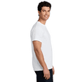 thumbnail image 3 of Gildan Men’s Heavy Cotton Short Sleeve T-Shirt, Taped Neck Blank White Casual Tee, 9 Pack, S, 3 of 5