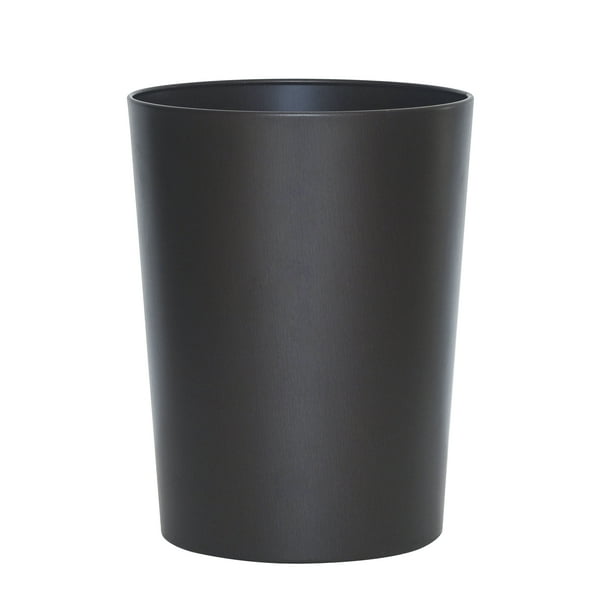 Bronze Metal Bathroom Wastebasket, Mainstays 2.2 gal