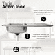 thumbnail image 2 of Fregadero para Cocina con Escurridero Derecho de Acero Inoxidable Satinado, Mezcladora Premium con Dos Tipos de Chorro y Cuello Extensible. Incluye Accesorios de Instalación, 2 of 11