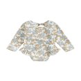 thumbnail image 1 of QJUHUNG Kid Baby Girls One Piece Swimsuit Long Sleeve Zipper Swimwear Ruffle Rashguard Bathing Suits Beachwear, 1 of 7