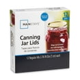 thumbnail image 5 of Mainstays 12-Pack Canning Jar Lids - Regular Mouth, One-Piece Replacement Mason Jar Lids for Canning and Preserving, Fits All Brands Regular Mouth Mason Jars, 5 of 7
