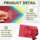 thumbnail image 3 of Uxcell 14 Pcs Hojas de Plástico de Color, Filtro de Gel de Corrección de Color Transparente Ámbar Impermeable 8.3 x 5.8" para Manualidades DIY, Iluminación LED, Fotografía (Rojo), 3 of 6
