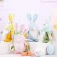 thumbnail image 3 of Spring Easter Faceless Gnome Plush Ornament, Bunny Dwarf Doll Decoration for Table, Shelf, and Room Display, Handmade Nordic Style Home Easter Festival Accent, HAODEJW, 3 of 8
