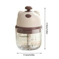 thumbnail image 3 of Garlic Masher Household Convenient Meat Grinder Garlic Mincer Garlic Paste Function Garlic Masher Opener Cilantro Chopper Garlic Chopper Wheel Large Garlic Cider And Crusher Set Spatula Can compatible, 3 of 4