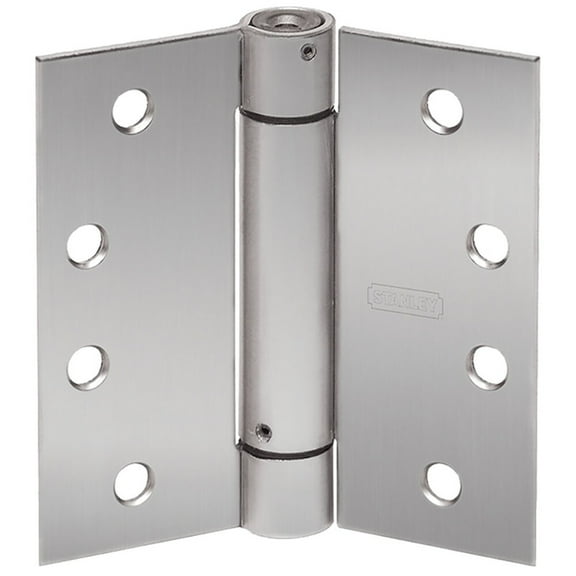 Best Spring Hinge, Steel, Satin Chrome 2060R 4X4 26D