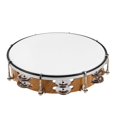 thumbnail image 2 of 10 inch Hand Held Tambourine Drum with Bell Metal Jingles Percussion Instrument for Party Games Portable Adjustable 1 Set, 2 of 5
