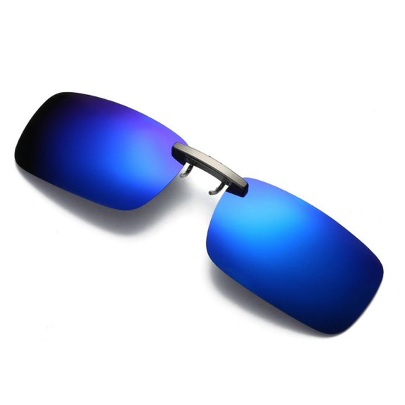 Detachable Night Lens Driving Metal Polarized Clip On Glasses Sunglasses Glass Lens Fashion Men Distance Glasses for Driving Softball for Women Boating Womens Teal Women compatible with Polarized for