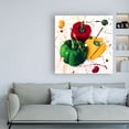 thumbnail image 3 of Trademark Fine Art 'Three Peppers' Canvas Art by Roderick Stevens, 3 of 3