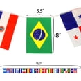 thumbnail image 4 of Banderas de cuerda Anley Latin America, 23 países, 8 m, poliéster, 4 of 7