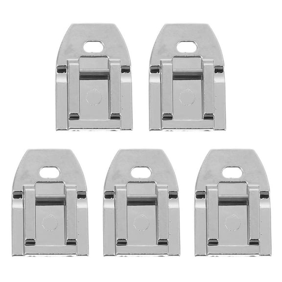 hekezhi 5 Pcs Sewing Machine Presser Foot 2.30X1.60X0.70CM Silver