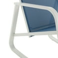 thumbnail image 5 of Mainstays Dashwood Steel 3-Piece Rocker Outdoor Chat Set, Blue, 5 of 6