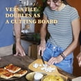thumbnail image 5 of Pickleball Charcuterie Board, Funny Pickleball Gift for Men and Women, Pickleball Platter, Handcrafted Wood Tray with Paddle Shape and Built-in Handle, 5 of 6
