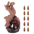 thumbnail image 1 of Ceramic Incense Holder,Buddha Hand Shape Backflow Incense Holder Zen Incense Holder Built for Professionals, 1 of 9