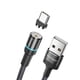 thumbnail image 2 of Essager Cable de carga para teléfono Cable de carga giratorio de 360 ​​grados Capa exterior trenzada, Negro, 2m, Tipo-c Vogacara EL5315-07, 2 of 2
