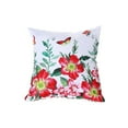 thumbnail image 1 of IH Casa Decor Polyester Digital Print Cushion Fiery Red Floral 18 X 18 - Set of 2, 1 of 3