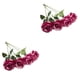 thumbnail image 1 of Flores de seda creativas de bricolaje Cateissary 10 piezas SEDA ECOLÓGICA Rosa profundo color 2Conjunto, 1 of 6