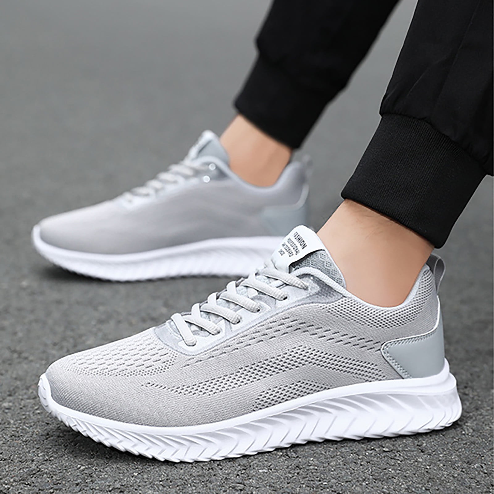 eczipvz Men Shoes Flying Weave Sports Men's Shoes Summer
