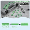 thumbnail image 3 of Uxcell 4 Set 12 Pin 3.81mm Pitch PCB Mount Screw Terminal Block Connector, Right Angle Pluggable Phoenix Plug for DIY Electronics Audio Power Modules 26-16AWG Cable, 3 of 7