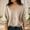 02 Beige, variant on YueHuiYing Womens V Neck Decorative Buttons Long Sleeve Shirt Fall Sweater Fashion Tops Dressy Casual Tunic Clothes Cute Trendy