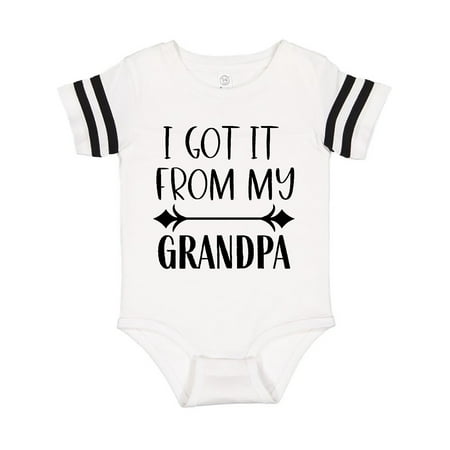 

Inktastic I Get It From My Grandpa Gift Baby Boy or Baby Girl Bodysuit