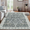 thumbnail image 2 of Hasoo Traditional Area Rug for Living Room Durable Washable Persian Carpet Non Slip Rugs for Bedroom, 8' x 10' , Gray, 2 of 6