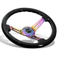 thumbnail image 2 of NRG RST-018BK-MC Roue de Sting Renforcée - Bois de Couleur Noire avec Rayons Neo Chrome, 2 of 4